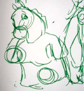 One of the original sketches