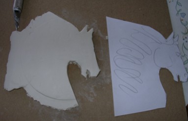 After I cut it out...
